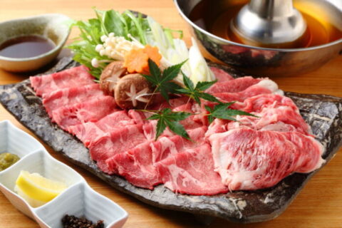 【宴会や記念日に】和牛と牛タンしゃぶしゃぶ鍋コース【風】4,000円コース(知立店)